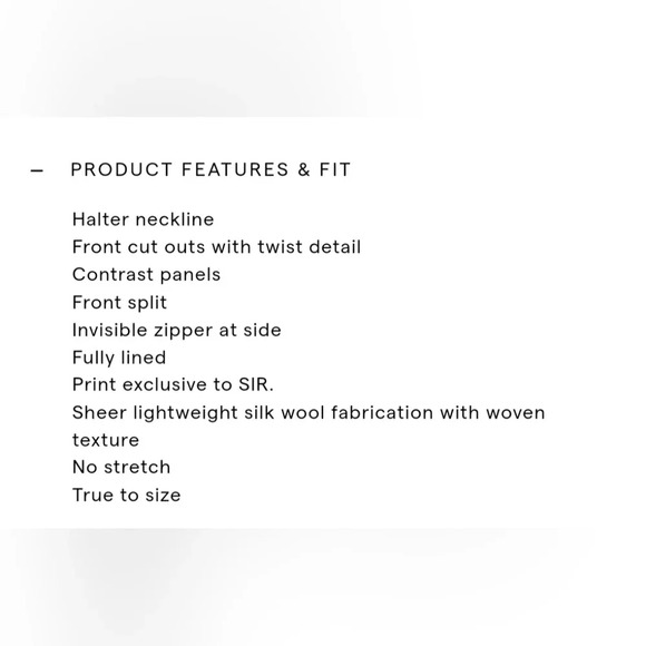 SIR . Multi Patchwork Midi Dress NWT. Size 2 - Picture 15 of 16